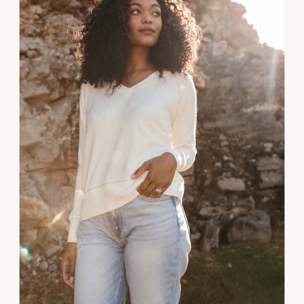 ✨ Anthropologie Paper Crane Boho Lightweight Sweater ✨ - Picture 8 of 15